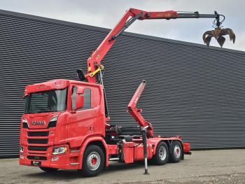 R520 V8 6x2/4 / EPSILON CRANE + HOOKLIFT